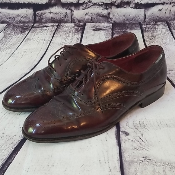 Mario Bruni Burgundy Martin Oxfords - 12W - EUC